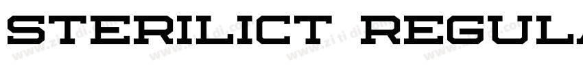 Sterilict Regular字体转换 Sterilict Regular字体转换